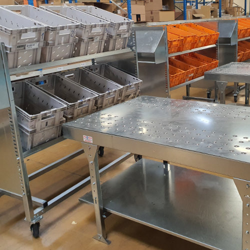 Chariots de stockage